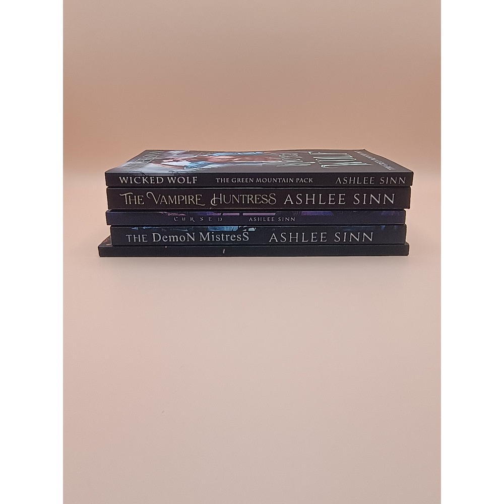 Ashlee Sinn Paranormal Romance Bundle 5pk Signed Wicked Wolf Vampire Huntress - Picture 3 of 16
